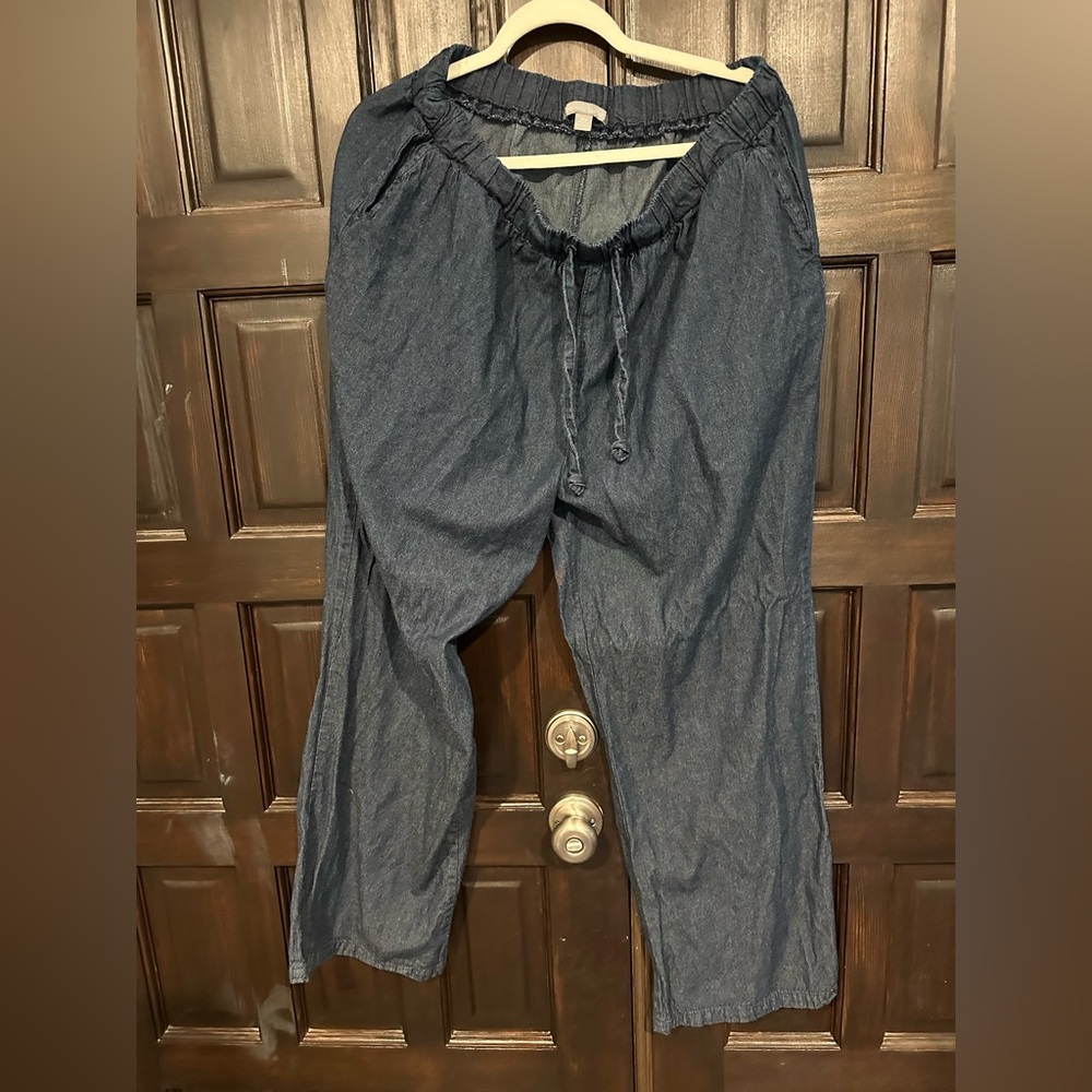 Woman Within size 20 drawstring jeans!